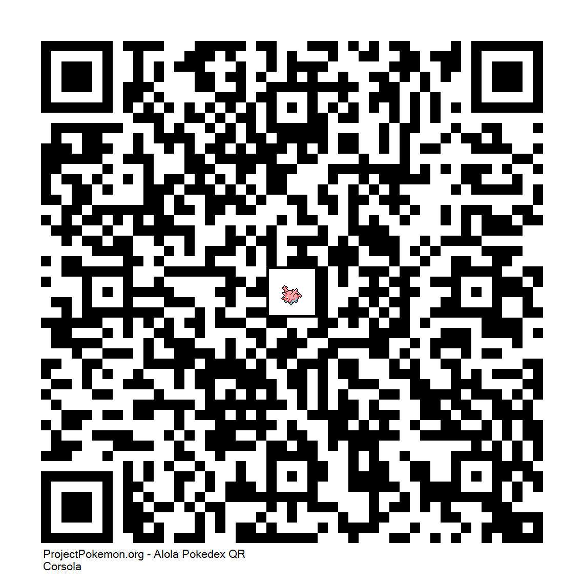 Cdigo QR de Corsola